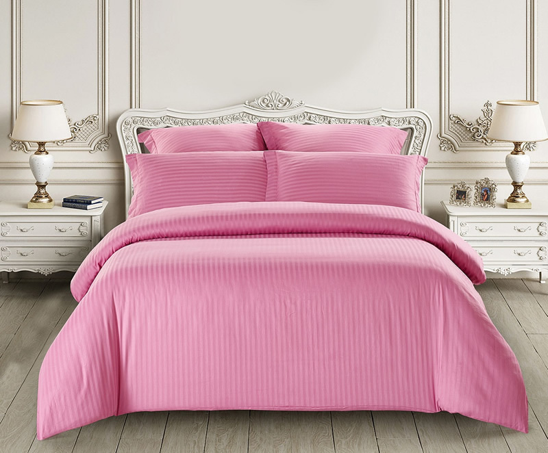

Простыня Maktex из страйп-сатина на резинке 120x200x30 Розовый 1х1, Простыни из страйп-сатина на резинке 125