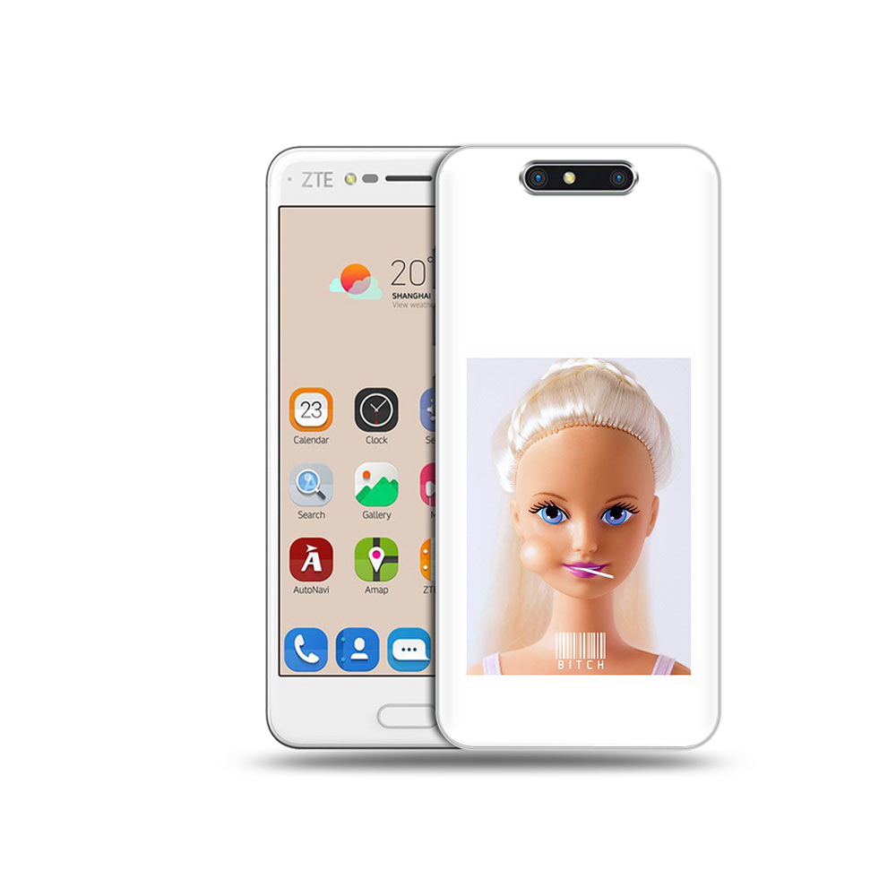 

Чехол MyPads Tocco для ZTE Blade V8 барби (PT100217.451.226), Прозрачный, Tocco