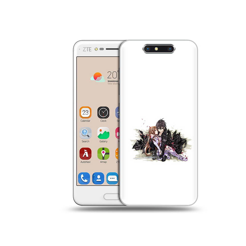 

Чехол MyPads Tocco для ZTE Blade V8 аниме асуна (PT100217.451.222), Прозрачный, Tocco