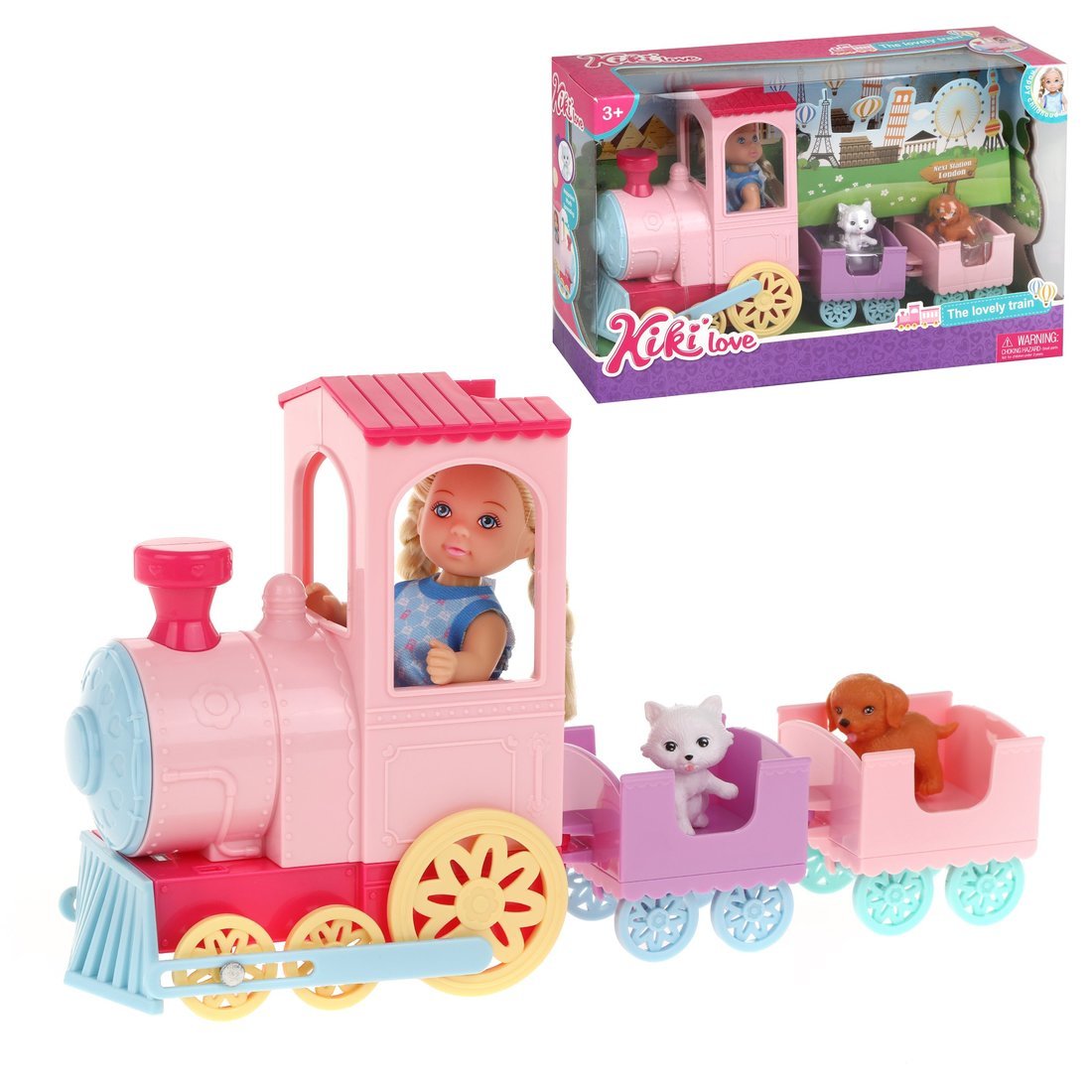 

Игровой набор Наша Игрушка На прогулке, 4 предмета, Y15361175, "На прогулке", 4 предмета, коробка