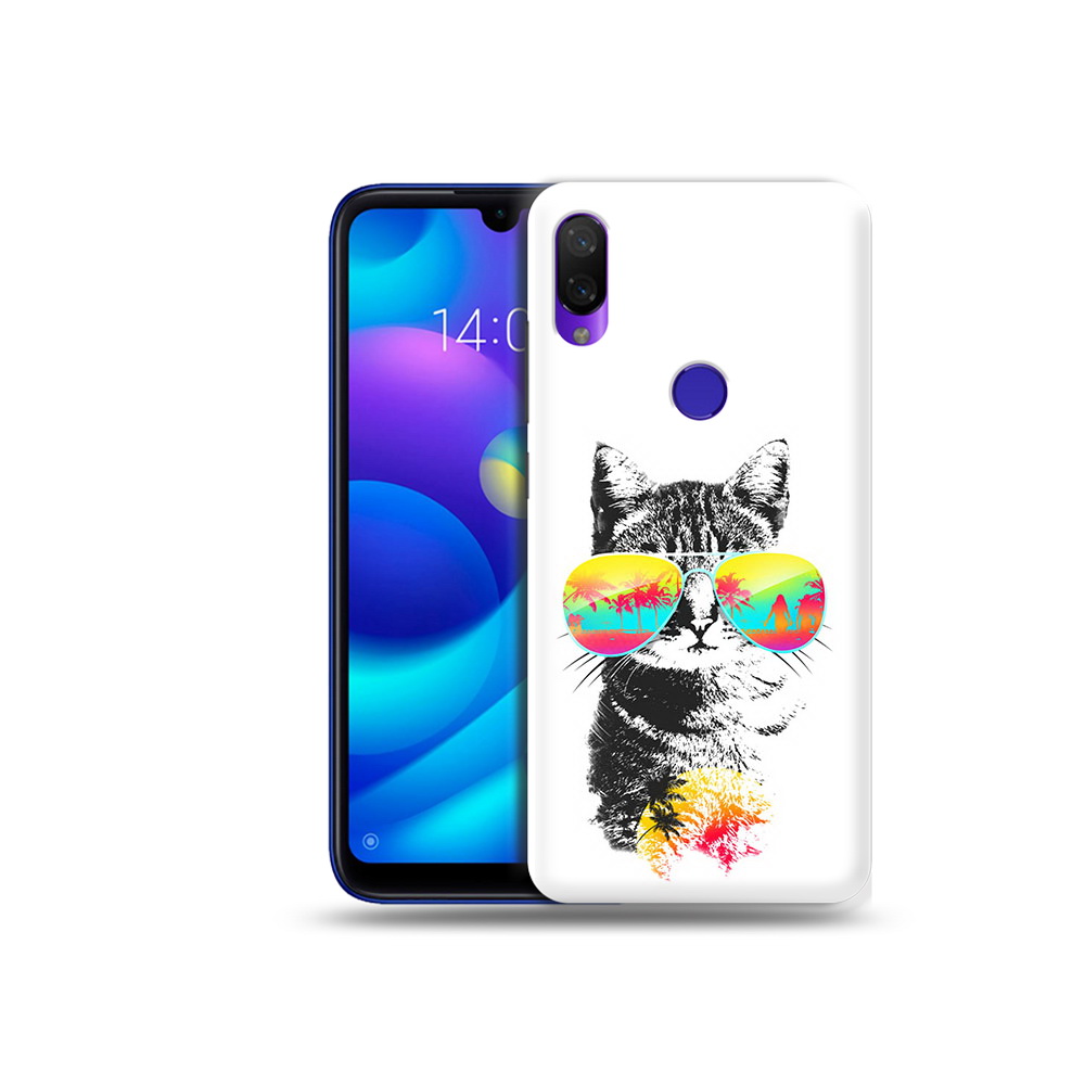 

Чехол MyPads Tocco для Xiaomi Mi Play крутой кот (PT128724.322.425), Прозрачный, Tocco
