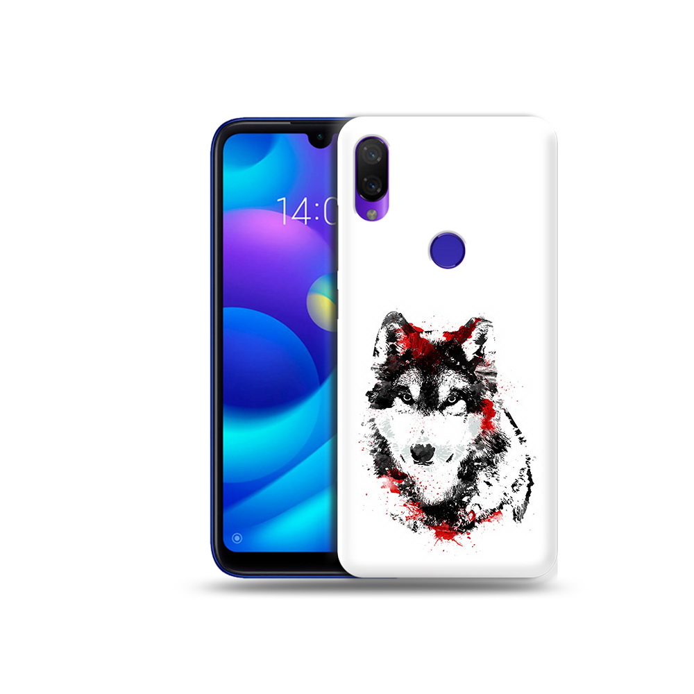 

Чехол MyPads Tocco для Xiaomi Mi Play кровавый волк (PT128724.322.416), Прозрачный, Tocco