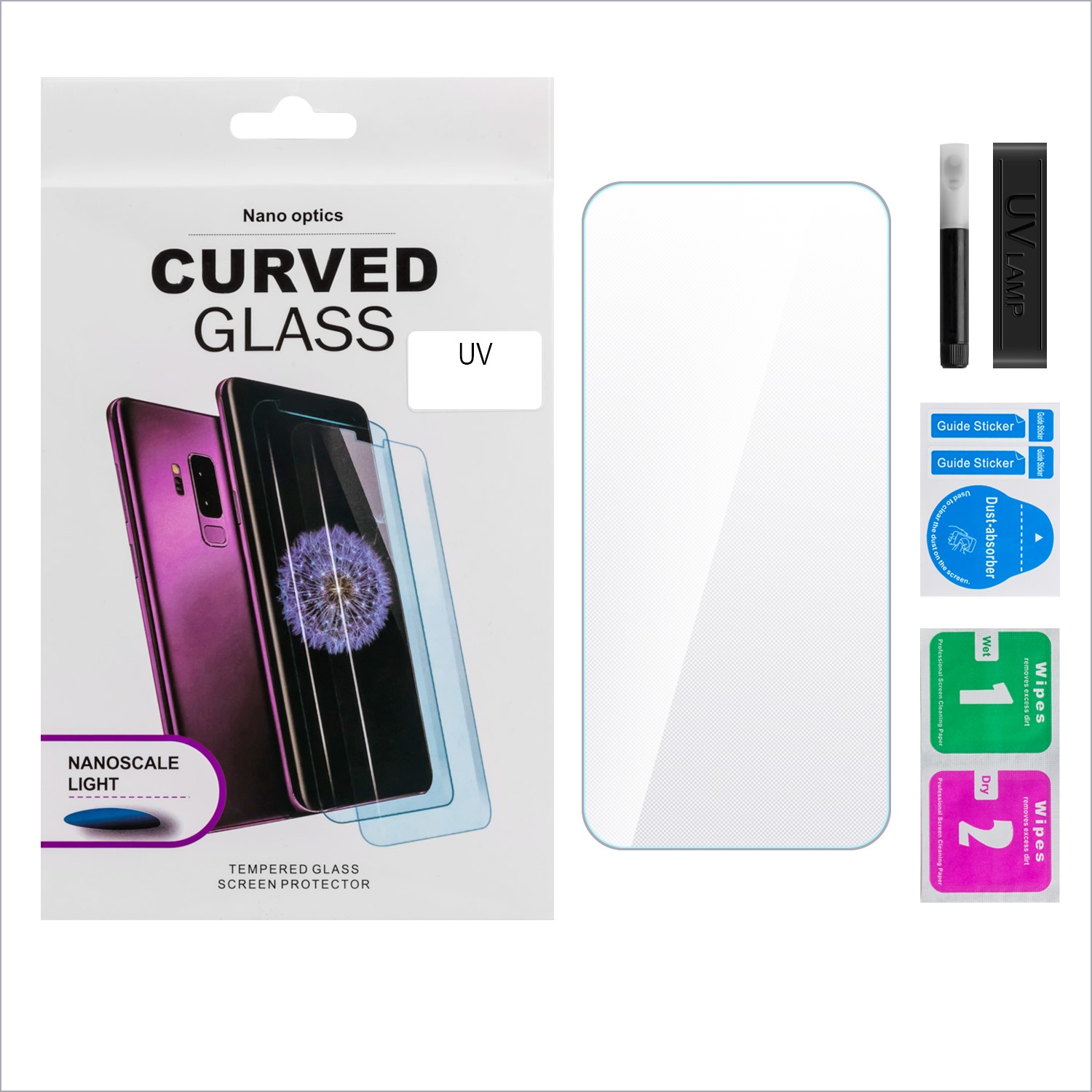 

Защитное стекло на Samsung Galaxy S21 Ultra, UV ультрафиолет, X-CASE