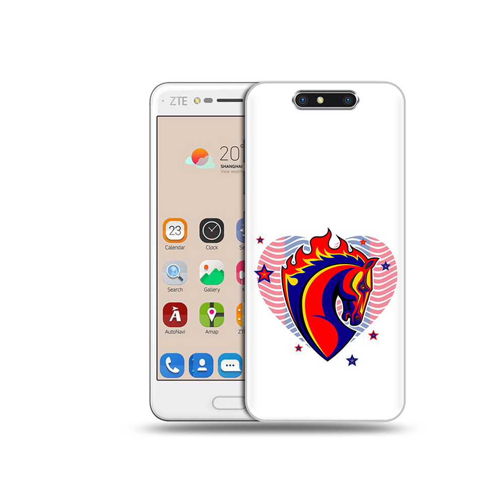 

Чехол MyPads Tocco для ZTE Blade V8 ФК ЦСЛ Лошадь (PT100217.451.180), Прозрачный, Tocco