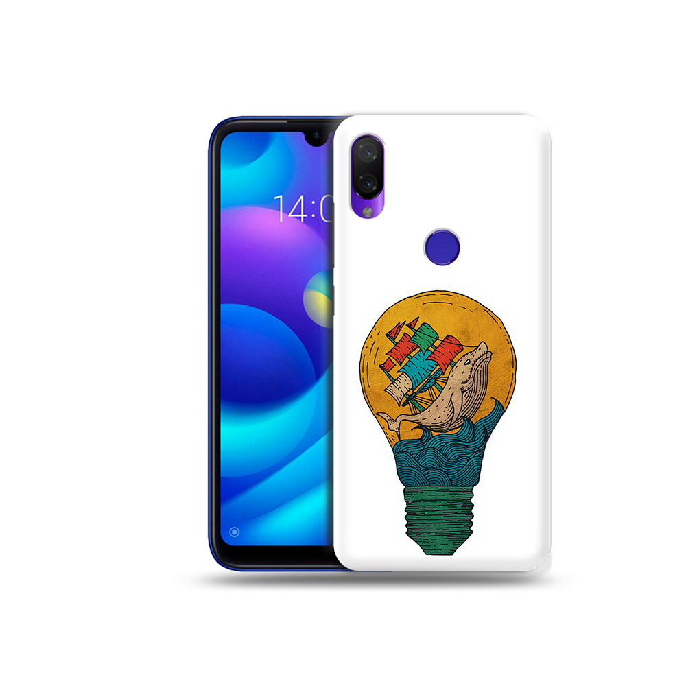 Чехол MyPads Tocco для Xiaomi Mi Play кит в лампочке с парусами (PT128724.322.387)