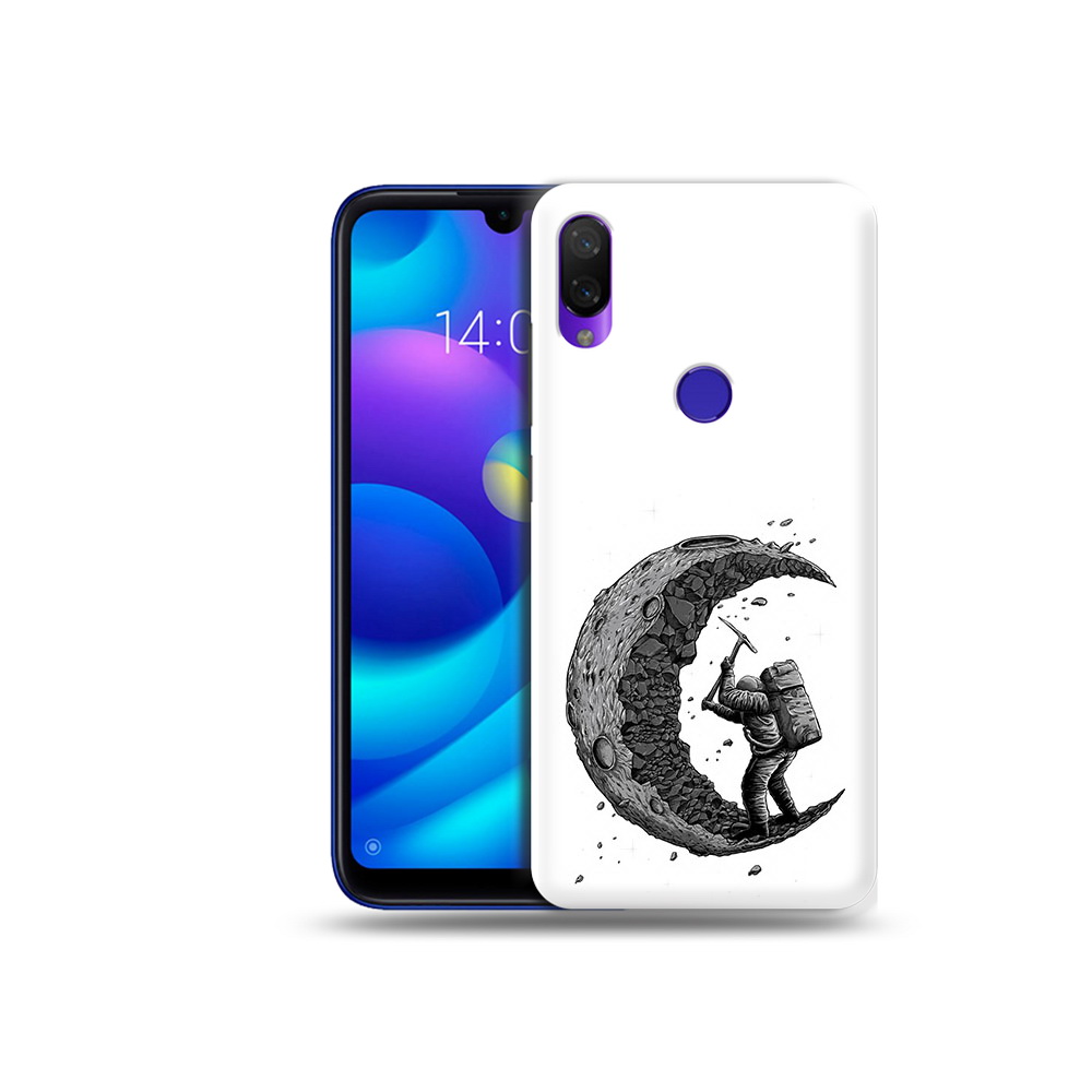 

Чехол MyPads Tocco для Xiaomi Mi Play камненная луна (PT128724.322.384), Прозрачный, Tocco