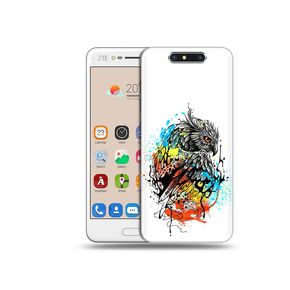 Чехол MyPads Tocco для ZTE Blade V8 Творческая сова (PT100217.451.170)