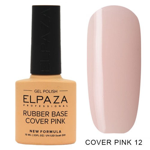 Гель-лак Elpaza Cover Pink (12) 10мл база elpaza rubber base cover pink 5