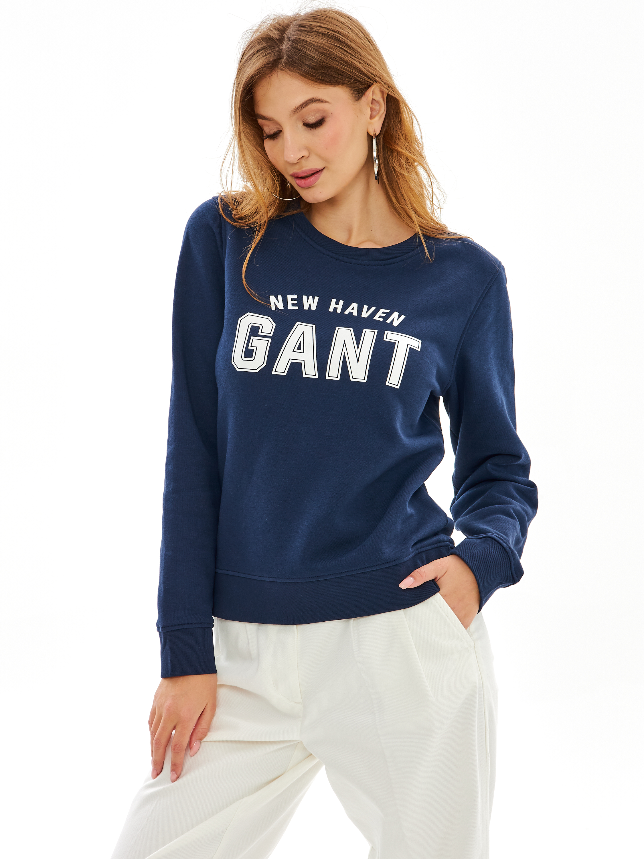 

Свитшот мужской GANT 4204648 синий XS, 4204648