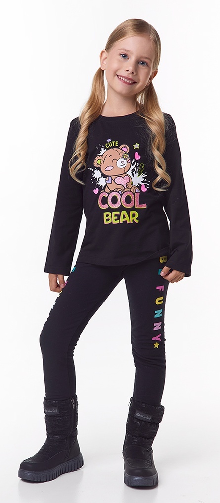 

Лонгслив детский Kari Kids AW24C50502709, черный, 110, 235506