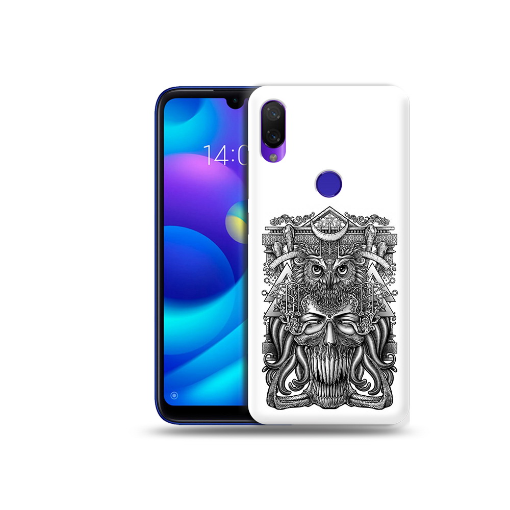 

Чехол MyPads Tocco для Xiaomi Mi Play зубастая сова (PT128724.322.369), Прозрачный, Tocco