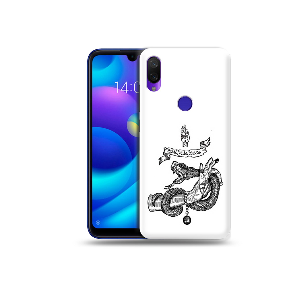 

Чехол MyPads Tocco для Xiaomi Mi Play змея на руке рисунок (PT128724.322.366), Прозрачный, Tocco