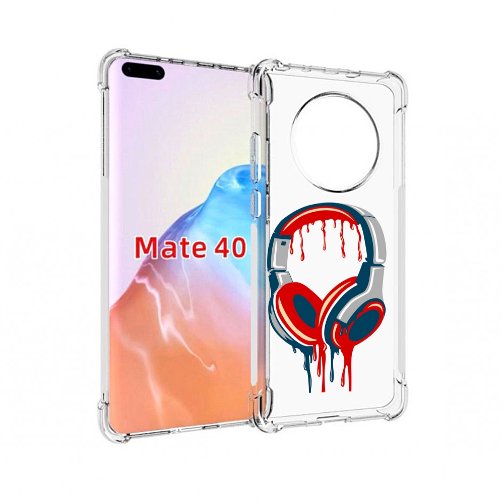 

Чехол MyPads Tocco для Huawei Mate 40 не делай громко, Прозрачный, Tocco