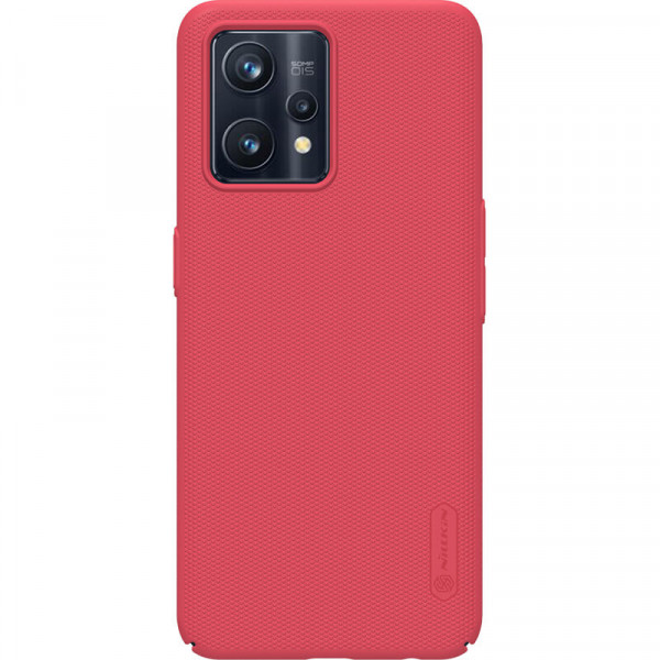 

Матовый чехол Nillkin Super Frosted Shield для Realme 9 4G, красный, Super Frosted Shield