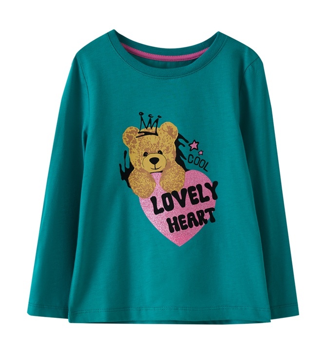 

Лонгслив детский Kari Kids AW24C50302709, бирюзовый, 116, 235505