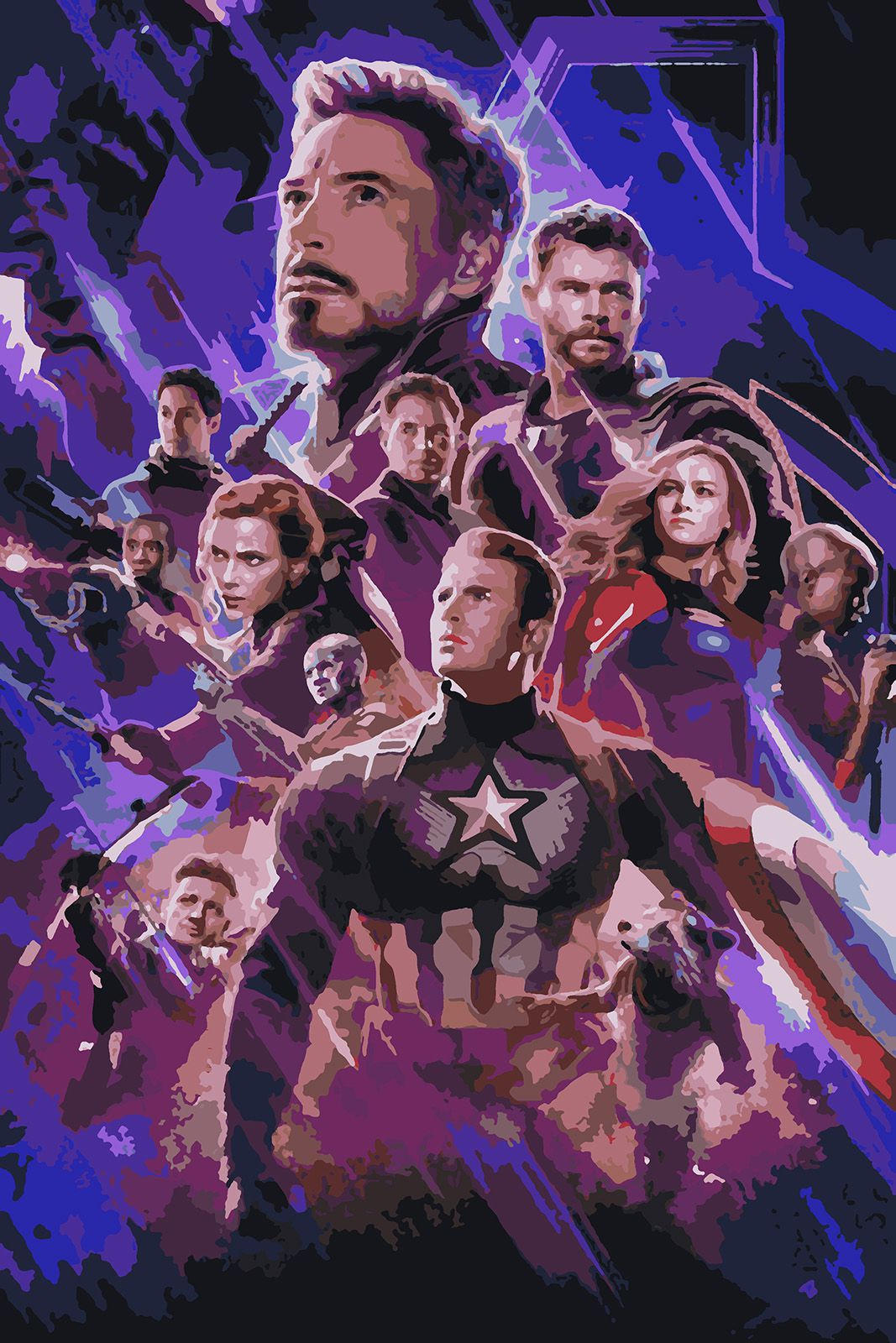 

Картина по номерам Красиво Красим Мстители - Постер, 50 х 100 см, Мстители - Постер