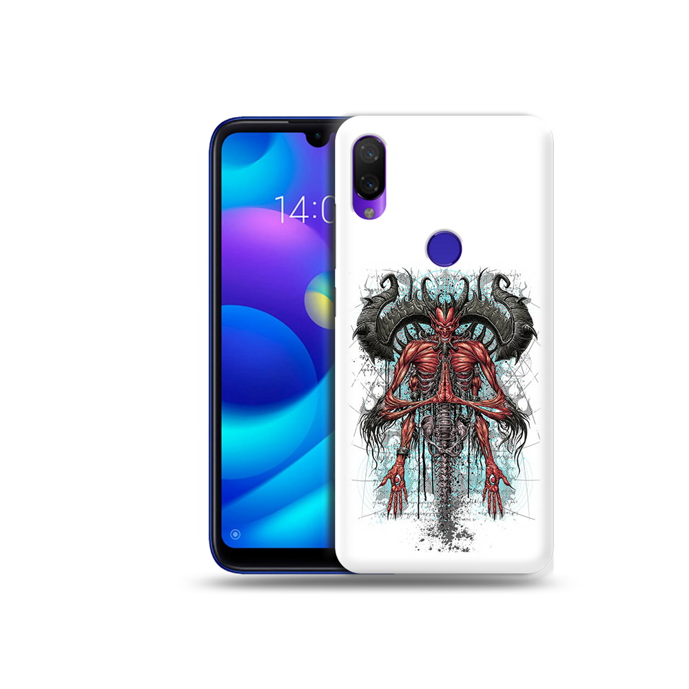 

Чехол MyPads Tocco для Xiaomi Mi Play дьявол (PT128724.322.340), Прозрачный, Tocco