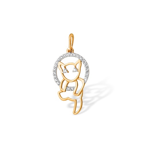 

Подвеска из золота Golden Eagle П1327785, фианит, П1327785