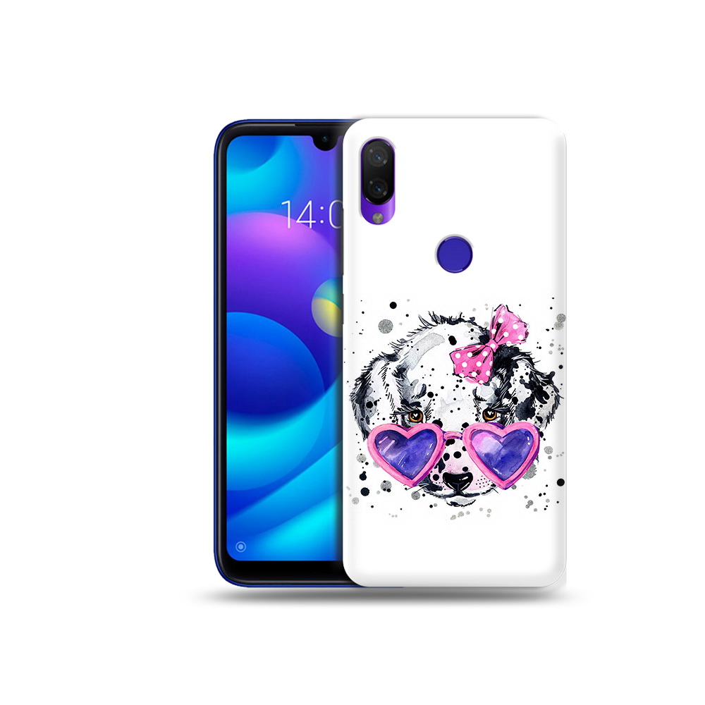 

Чехол MyPads Tocco для Xiaomi Mi Play долматинец в очках (PT128724.322.337), Прозрачный, Tocco