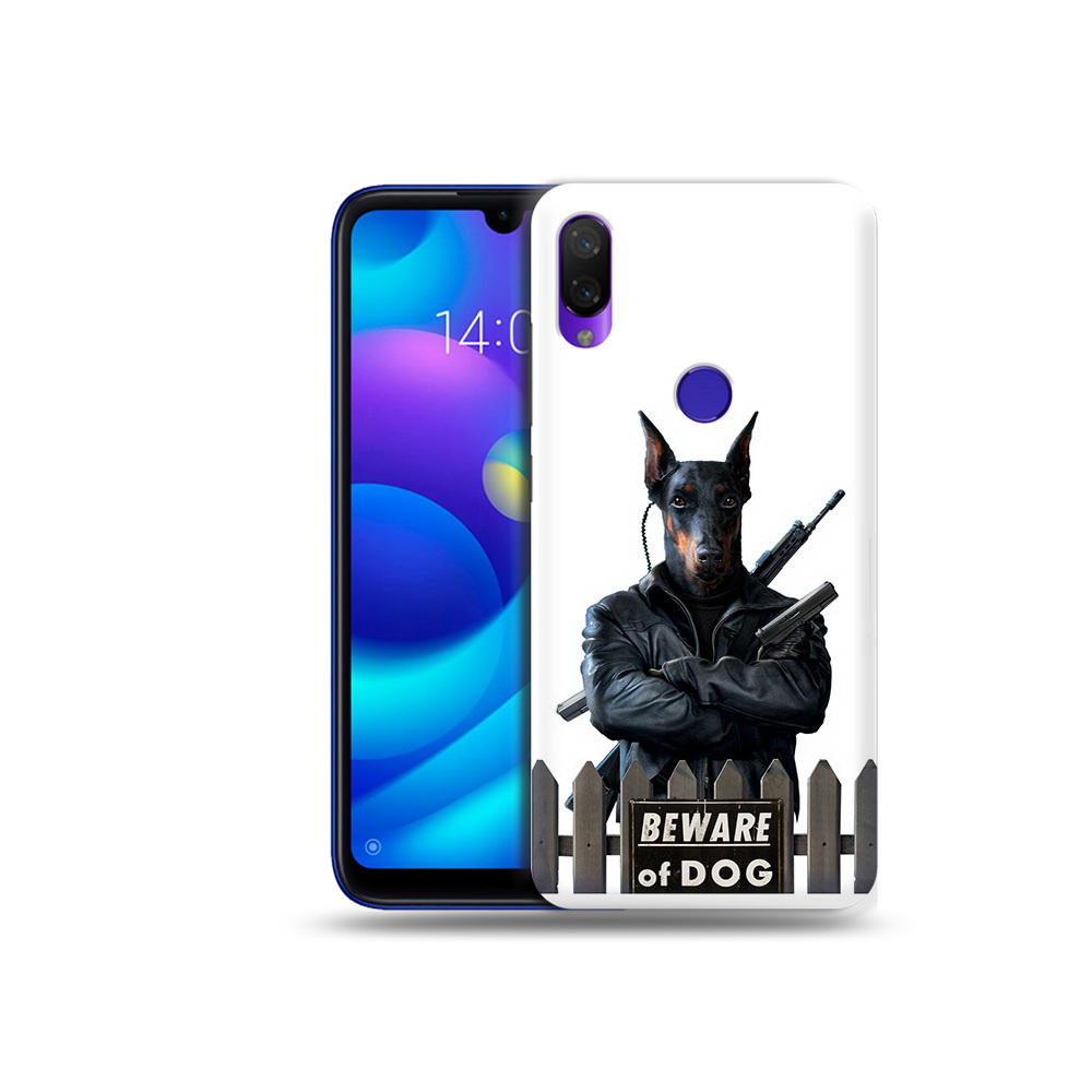 

Чехол MyPads Tocco для Xiaomi Mi Play доберман (PT128724.322.332), Прозрачный, Tocco