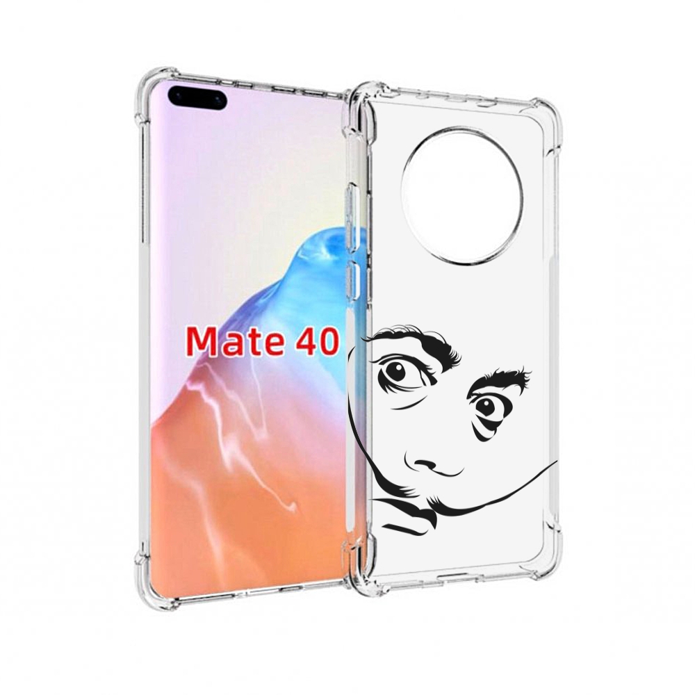 

Чехол MyPads Tocco для Huawei Mate 40 мужчина с длинными усами, Прозрачный, Tocco