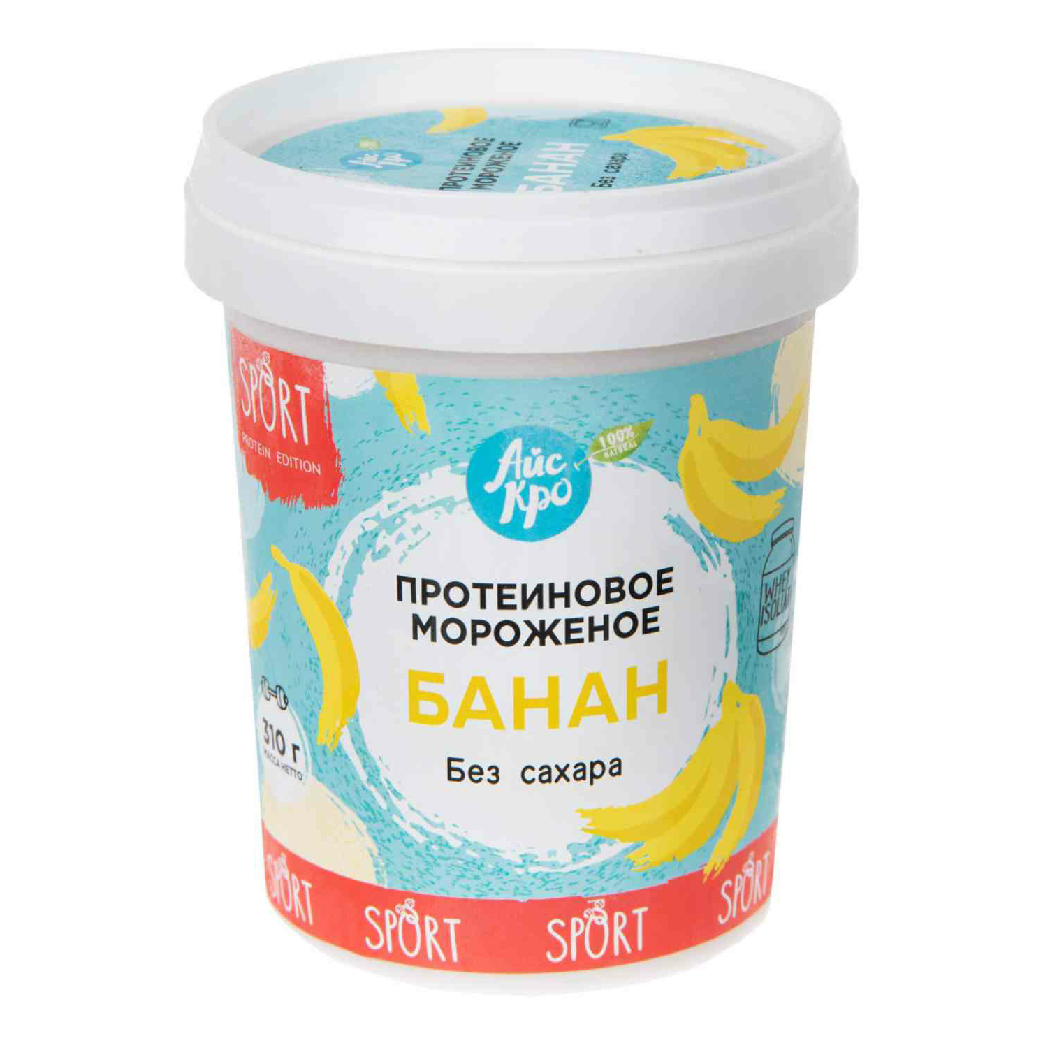 Мороженое молочное Айскро банан 310 г 630₽