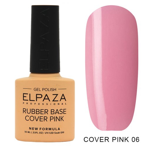 Гель-лак Elpaza Cover Pink (06) 10мл база elpaza rubber base cover pink 4