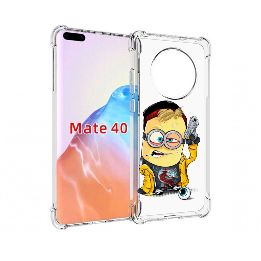 

Чехол MyPads Tocco для Huawei Mate 40 миньон бандит, Прозрачный, Tocco