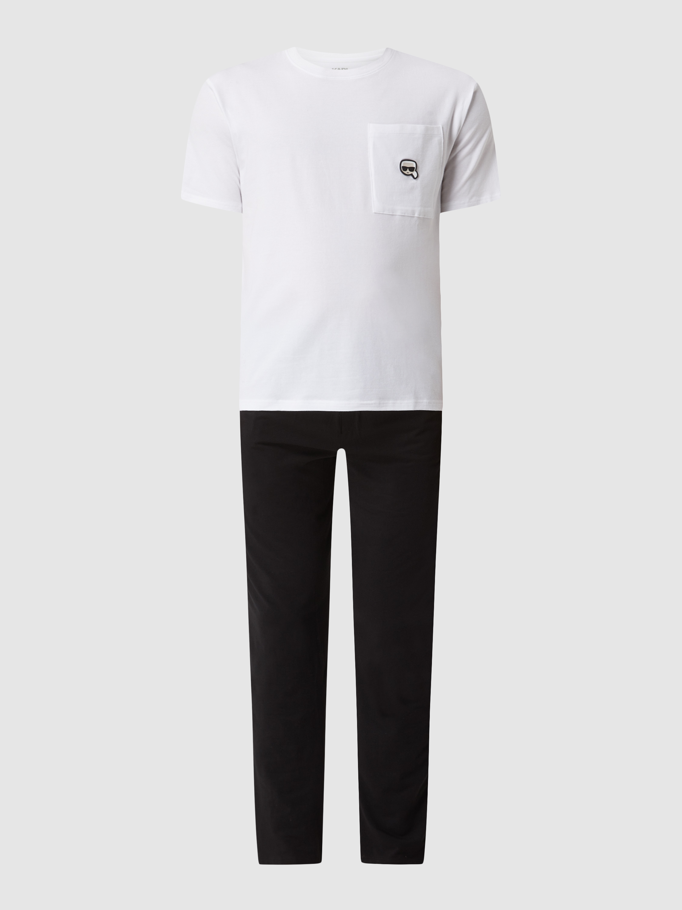 

Пижама мужская Karl Lagerfeld 1460056 черная M (доставка из-за рубежа), Черный, 1460056