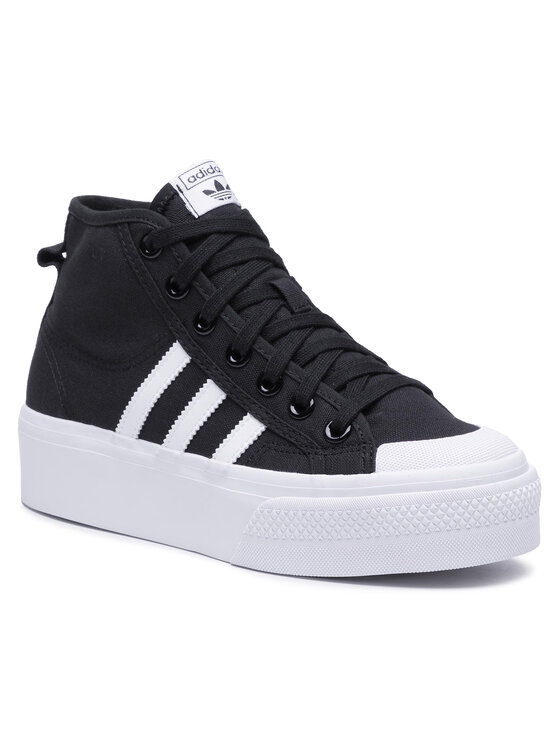 

Кеды Nizza Platform Mid W FY2783 adidas Черный 38,5 EU, Nizza Platform Mid W FY2783