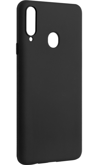 

Чехол-крышка New Level для Samsung Galaxy A20s, силикон, черный, для Samsung Galaxy A20s