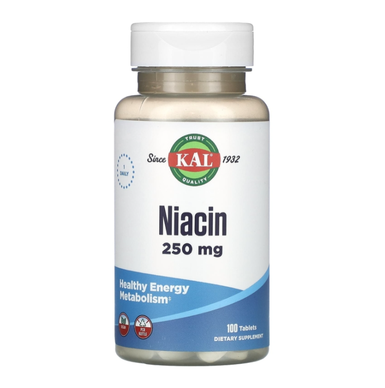 Купить Niacin 100ct 250mg, Niacin KAL таблетки 250 мг 100 шт.