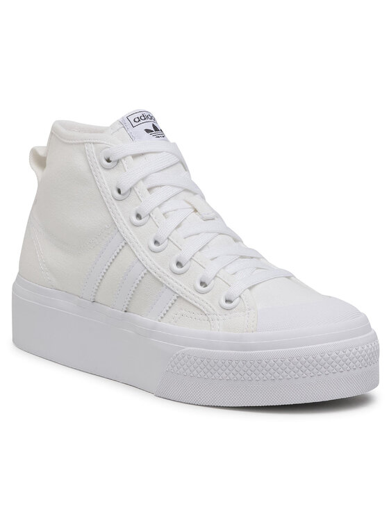 

Кеды Nizza Platform Mid W FY2782 adidas белый 42 EU, Nizza Platform Mid W FY2782