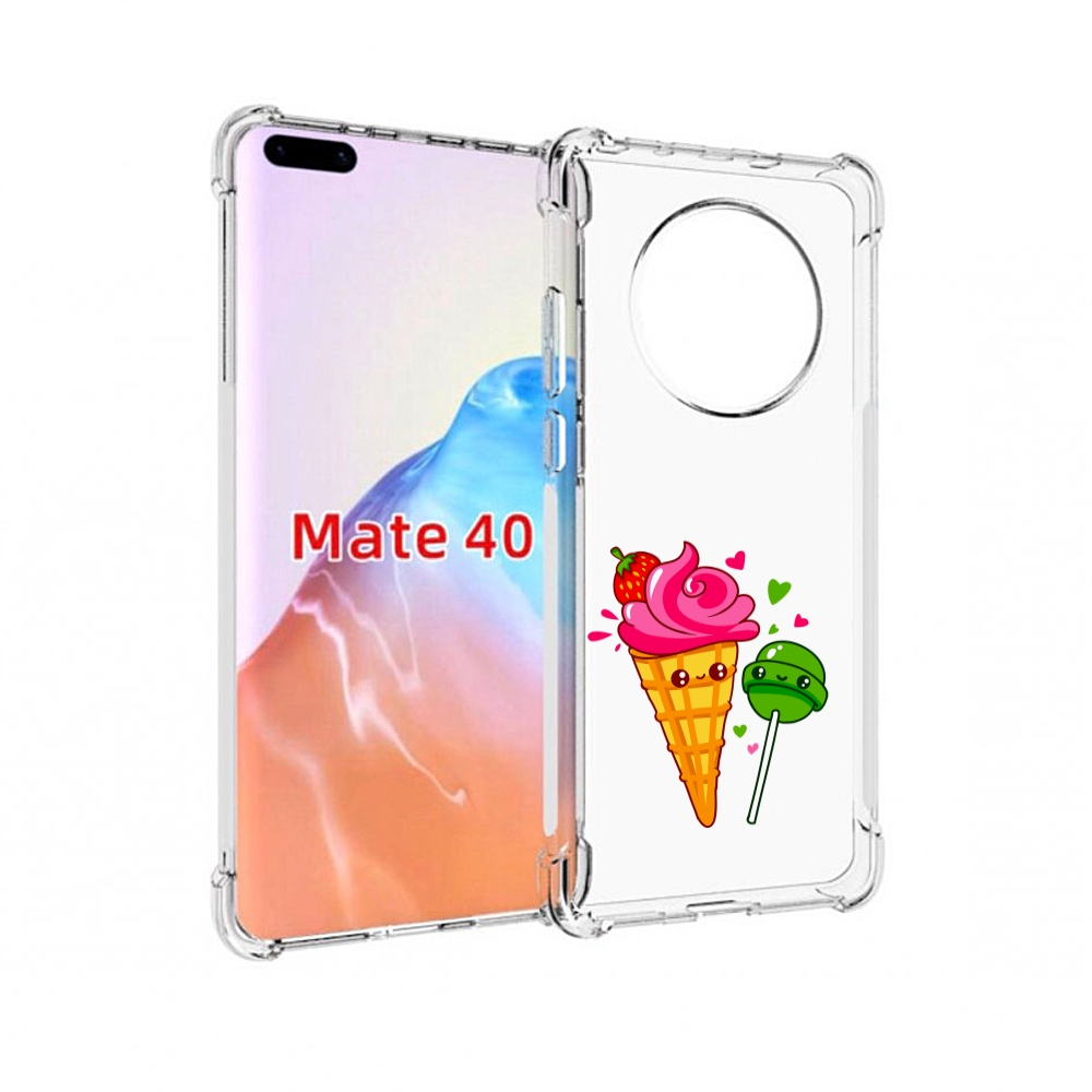 

Чехол MyPads Tocco для Huawei Mate 40 Вкусняшки, Прозрачный, Tocco