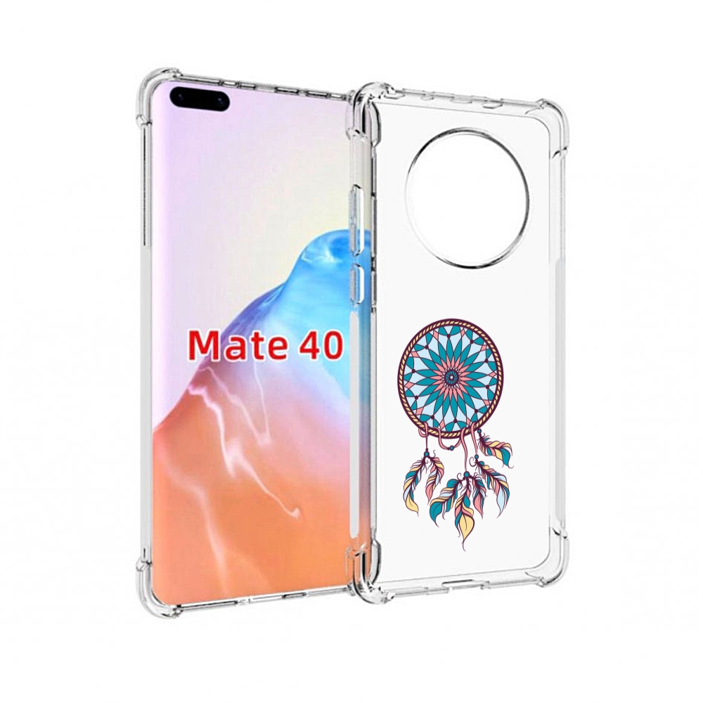 

Чехол MyPads Tocco для Huawei Mate 40 ловец снов синий, Прозрачный, Tocco