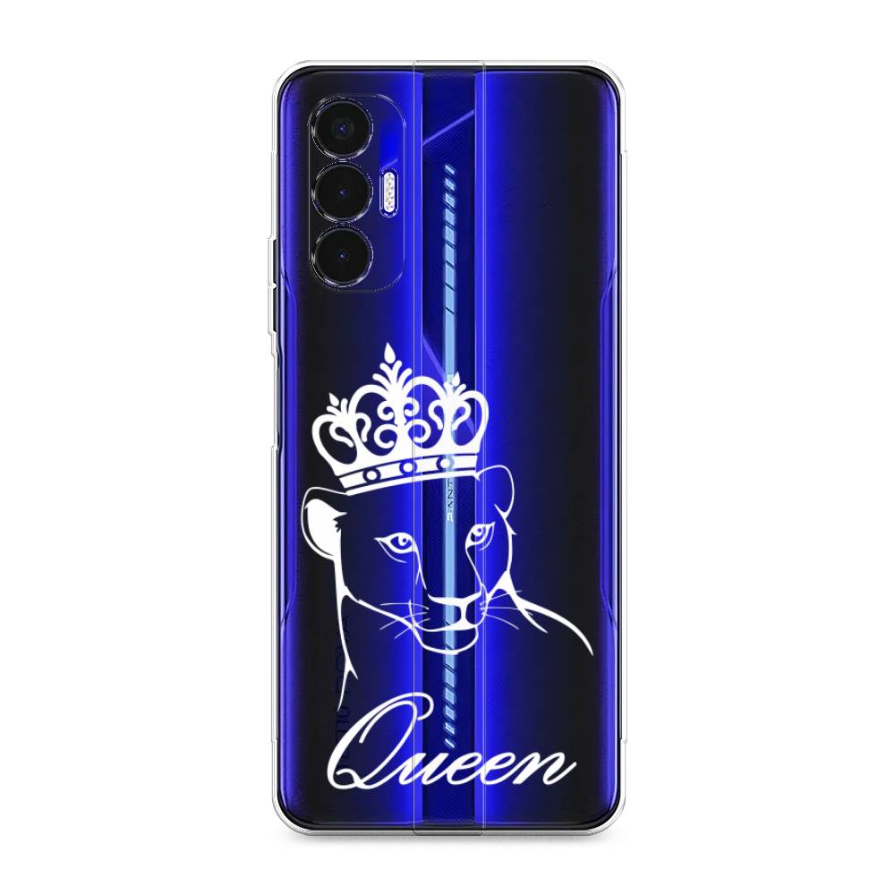 

Чехол Awog на Tecno Pova 3 "Львица королева", Разноцветный, 301550-7
