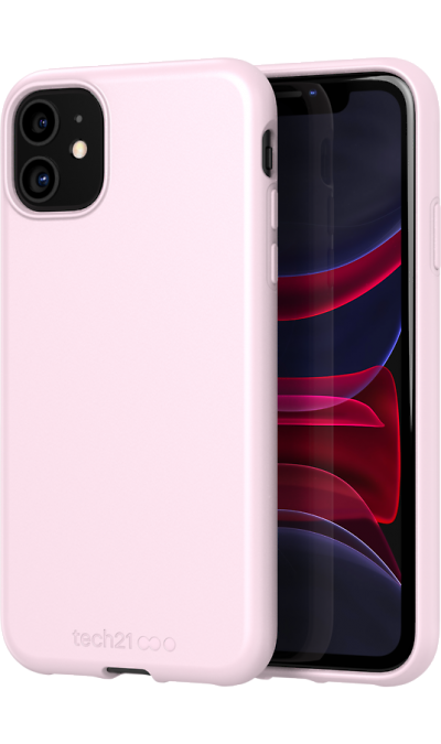 фото Чехол-крышка tech21 studio colour для iphone 11, полиуретан, сиреневый