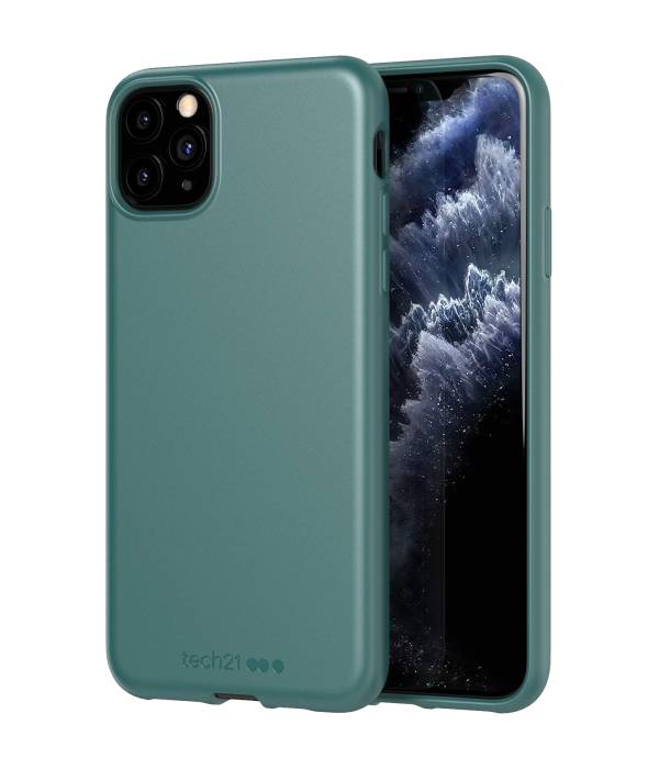 Чехол-крышка Tech21 Studio Colour для Apple iPhone 11 Pro Max, полиуретан, зеленый