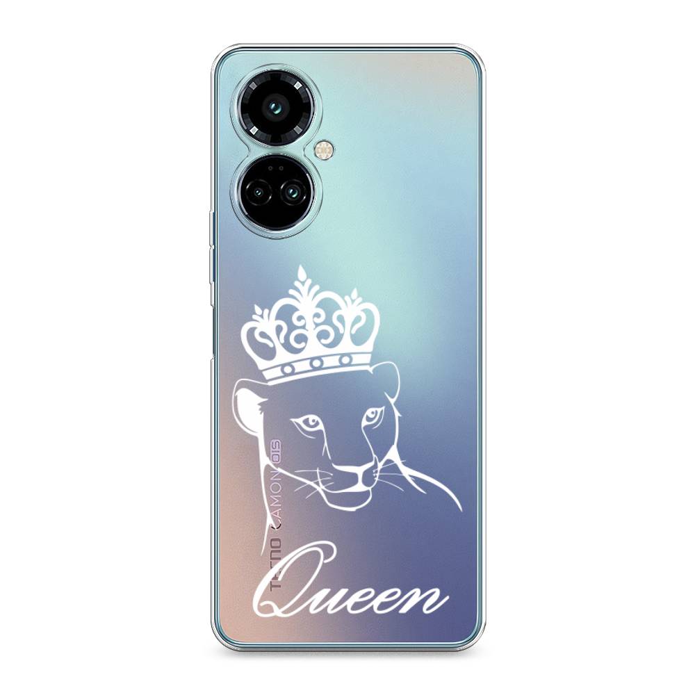 

Силиконовый чехол "Львица королева" на Tecno Camon 19 Pro, Львица королева