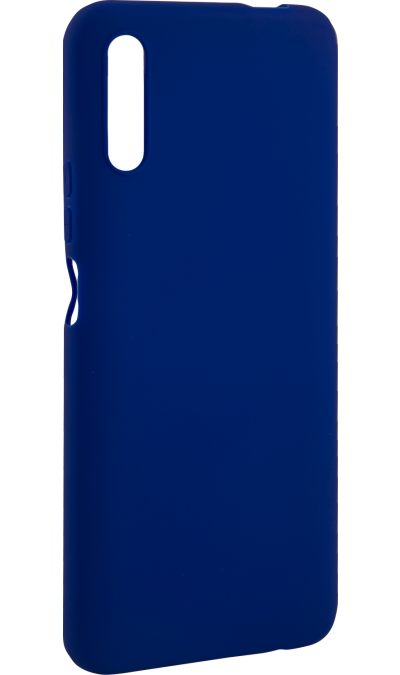 

Чехол-крышка New Level для Honor 9X, силикон, синий, для Honor 9X