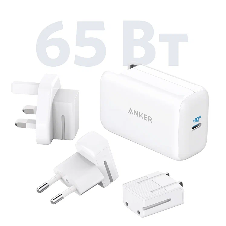 

Сетевое зарядное устройство Anker Power Port III Pod 65W (A2712) белый, Power Port III Pod