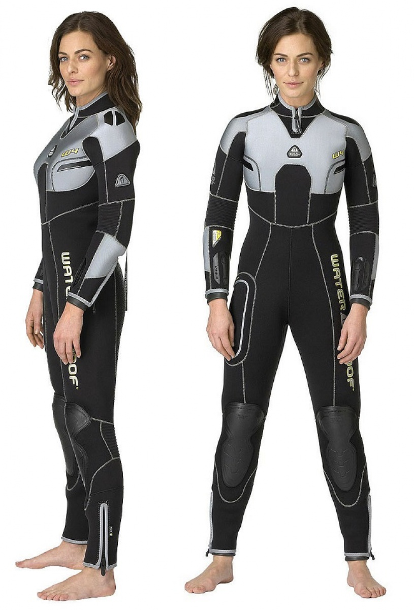 

Гидрокостюм Waterproof W4 5 мм женский р L/t рост 176-182 см, Черный;серый, W4 5 мм женский