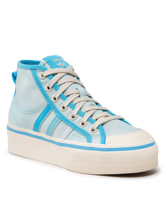 

Кеды Nizza Platform Mid GX4604 adidas синий 36,5 EU, Nizza Platform Mid GX4604