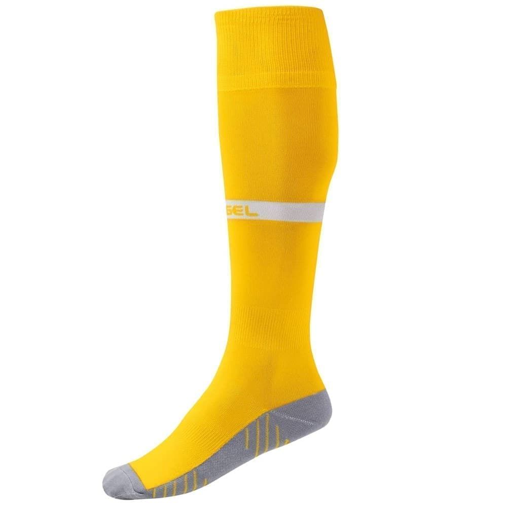 Футбольные гетры Jogel Camp Advanced Socks желтый, белый 28-31 RU