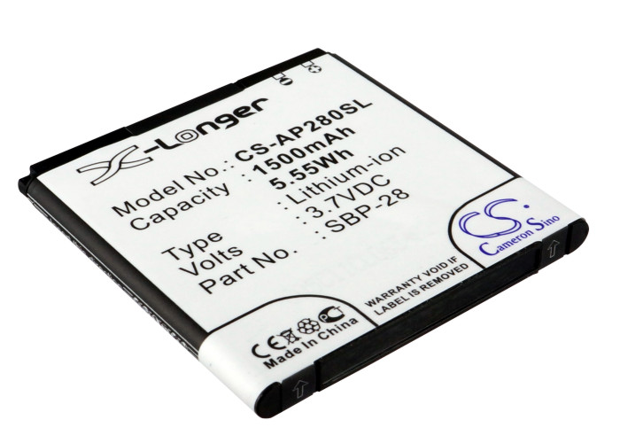 фото Аккумулятор cs-ap280sl sbp-28 для asus a66, t20 3.7v/1500mah/5.55wh cameron sino