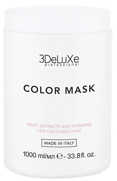 Маска 3DELUXE Professional - для окрашенных волос Color Mask, 1000 мл