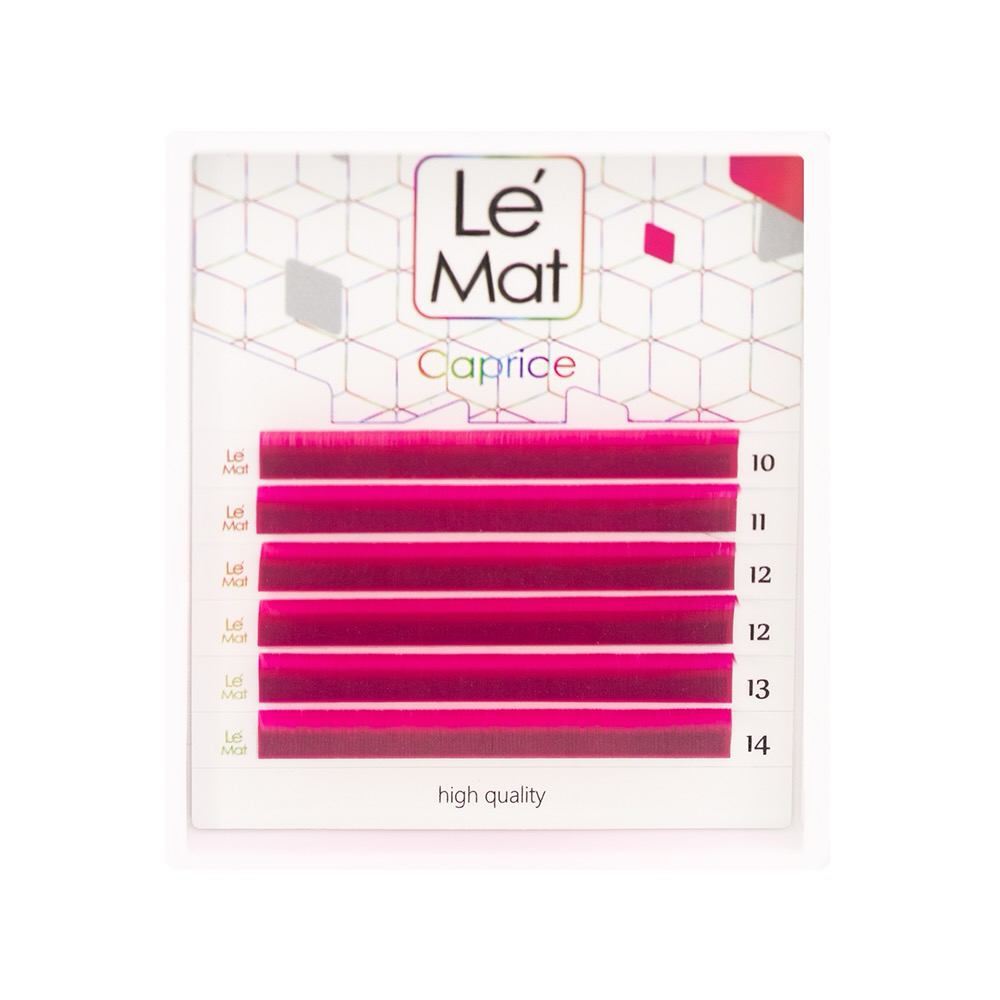 Ресницы Pink Le Maitre Caprice 6 линий C 007 Mix 4-6 mm