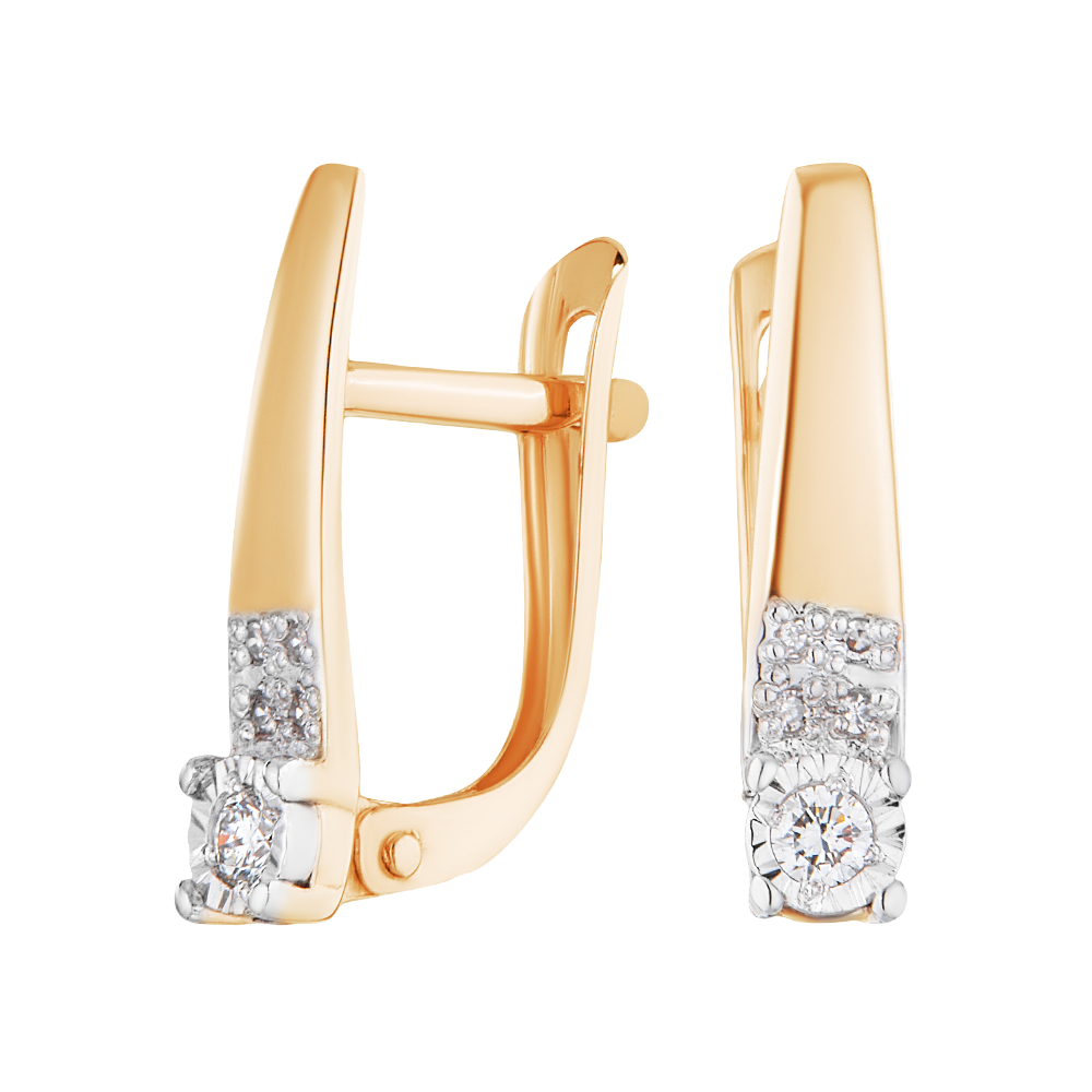 

Серьги из красного золота с бриллиантом ЮВЕЛИР КАРАТ 3227407/9, 3227407/9