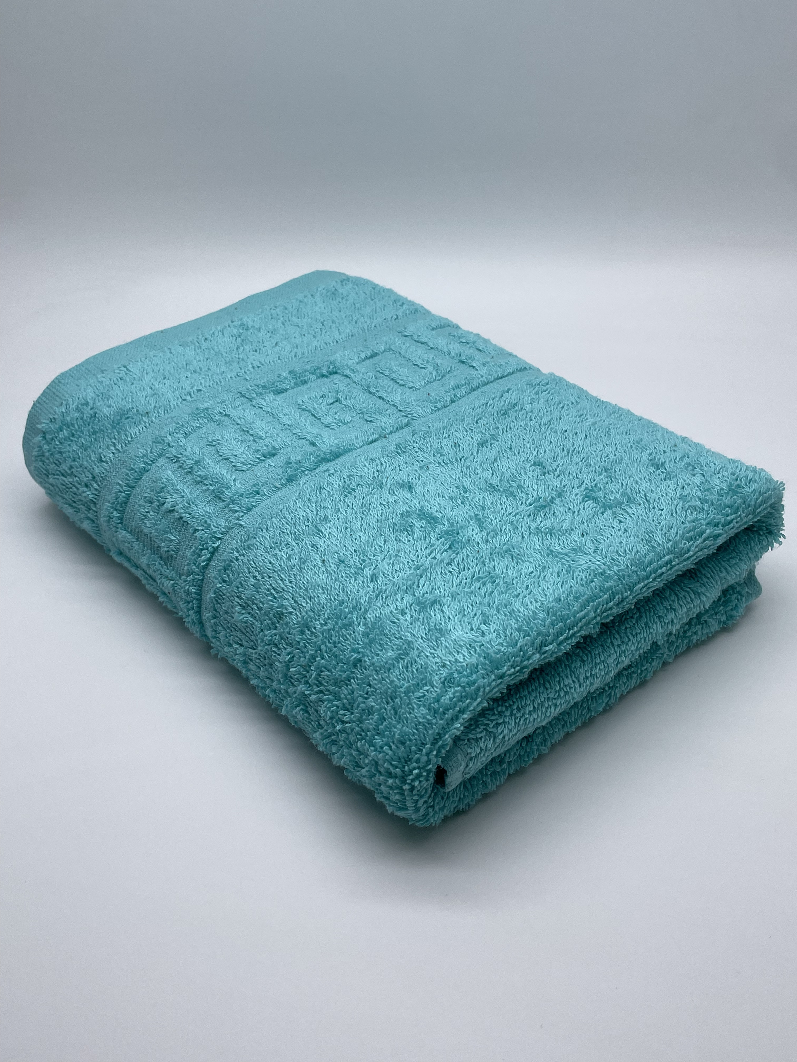

Полотенце махровое TM TEXTILE 50х90 1 шт бирюзовый, АДТ