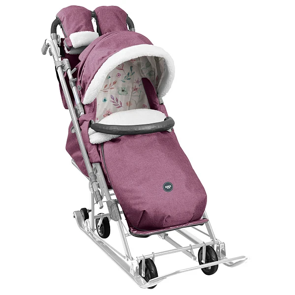 

Коляска комбинированная Nika Детям 7-8К, вересковый, Ника Детям 7-8К